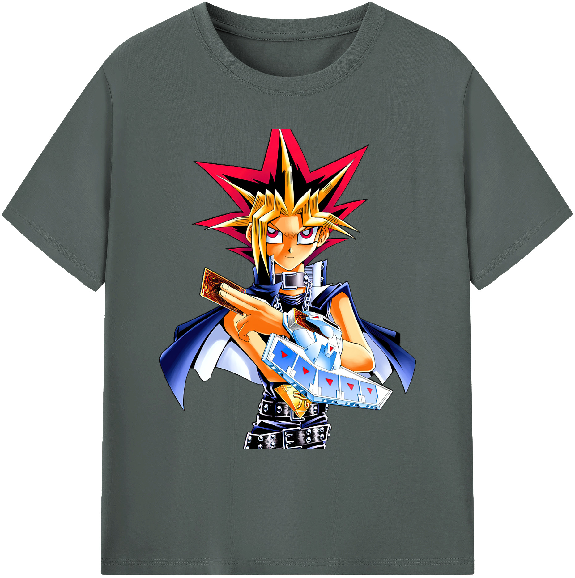 （画像用） 遊☆戯☆王 Yu-Gi-Oh! 綿100％ メンズ半袖Tシャツ｜肌触りやわらか＆通気性